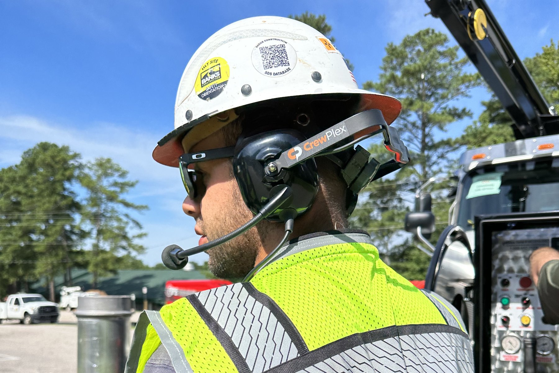 Hard hat communication systems