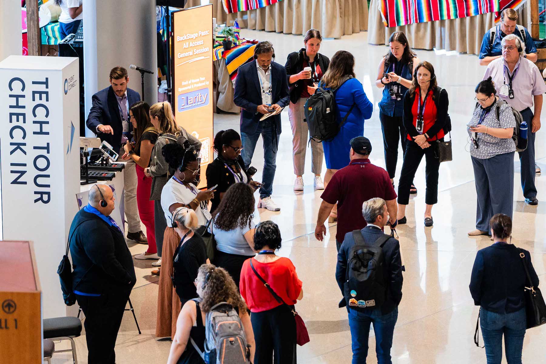 Tech Tours with Audio Headsets at CVent Connect